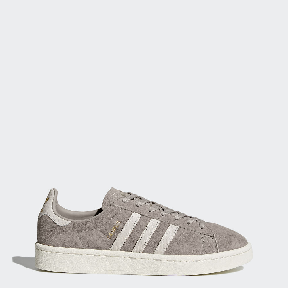 Adidas Campus - Originals γυναικεια - Μπεζ/Γκρι/Γκρι/Ασπρα,Μέγεθος: EU 36 – 54 2/3 (280XNTCU)